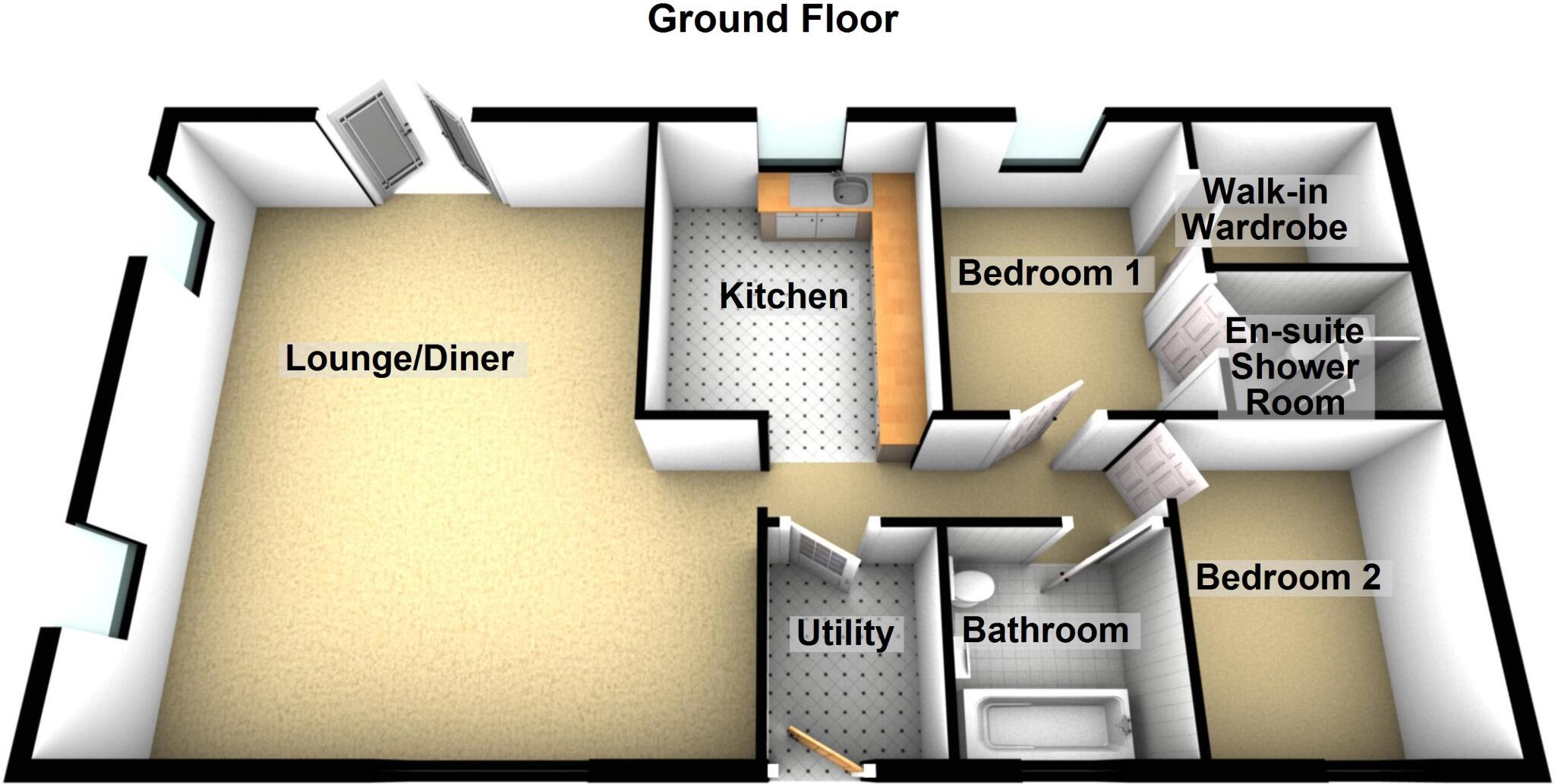 The Elms , Lippitts Hill floorplan