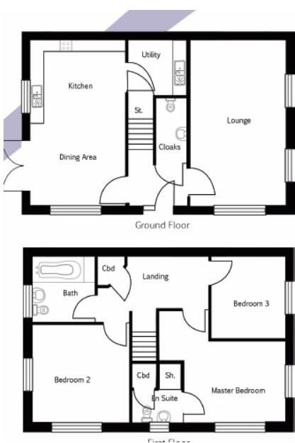 Plot 21, The Mere floorplan