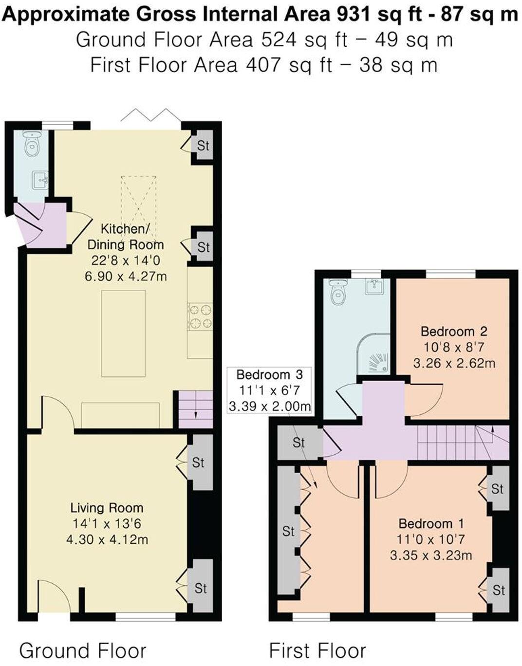 Parkhurst Road, Hertford, SG14 floorplan