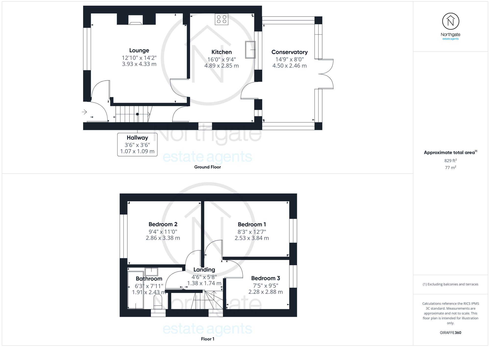 Middridge Road, Rushyford, DL17 floorplan
