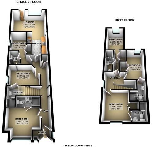 BURSCOUGH STREET, ORMSKIRK,  floorplan