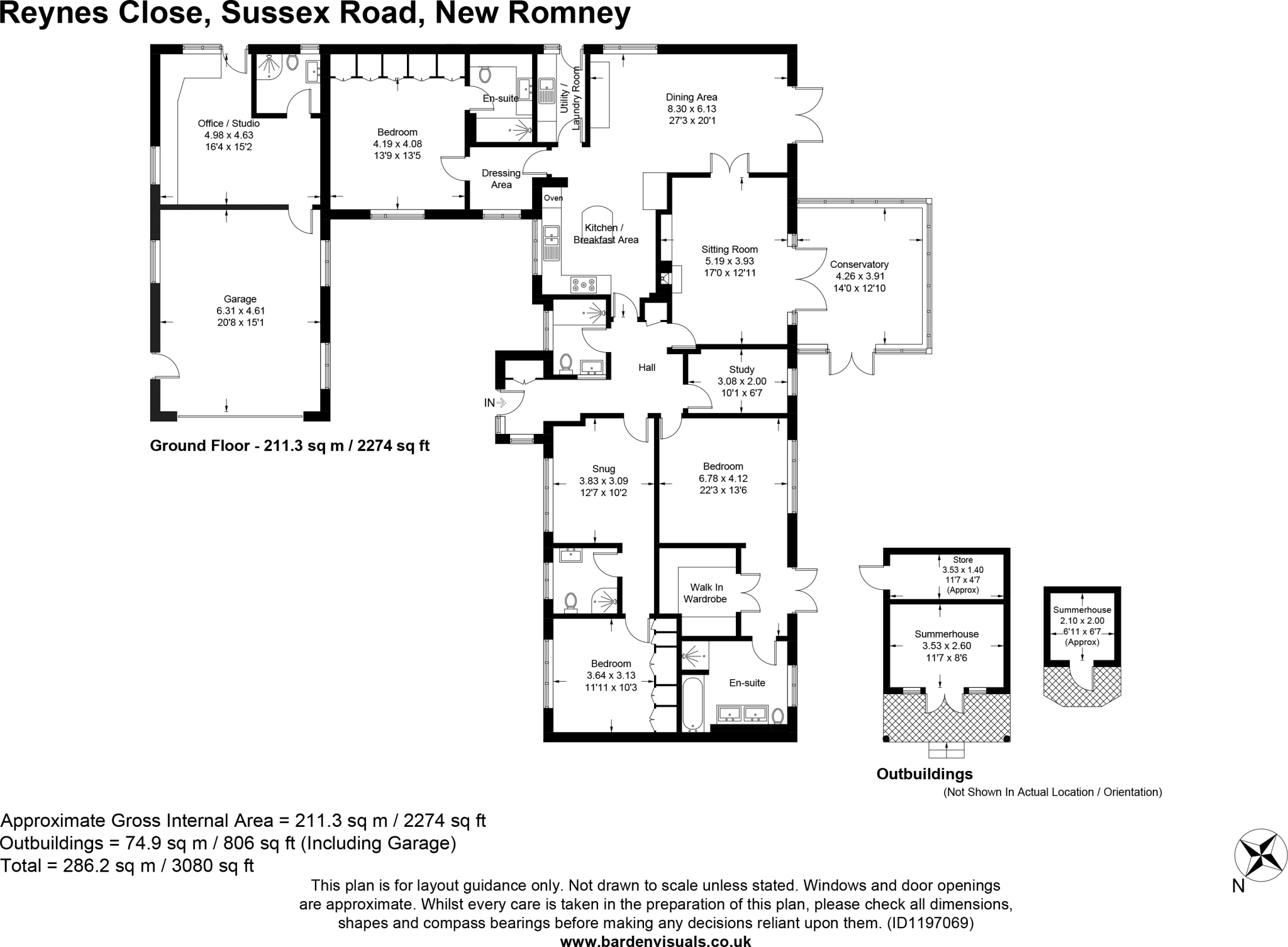 Sussex Road, New Romney, Kent, TN28 floorplan