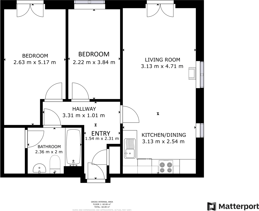 Goodison Walk, Cantley, DONCASTER, DN4 floorplan