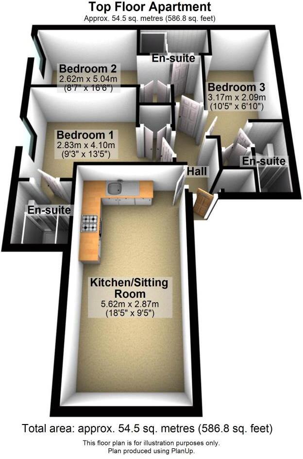 APT 1 26 AUGHTON STREET, ORMSKIRK,  floorplan