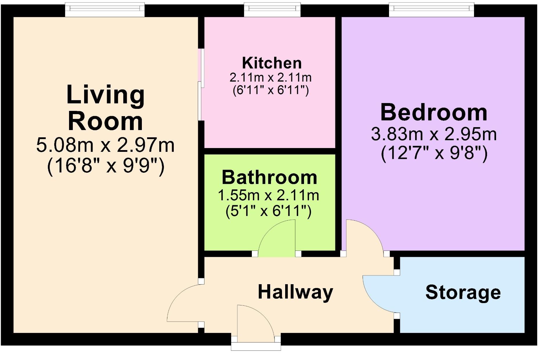 Truncliffe, Bradford, West Yorkshire, BD5 floorplan