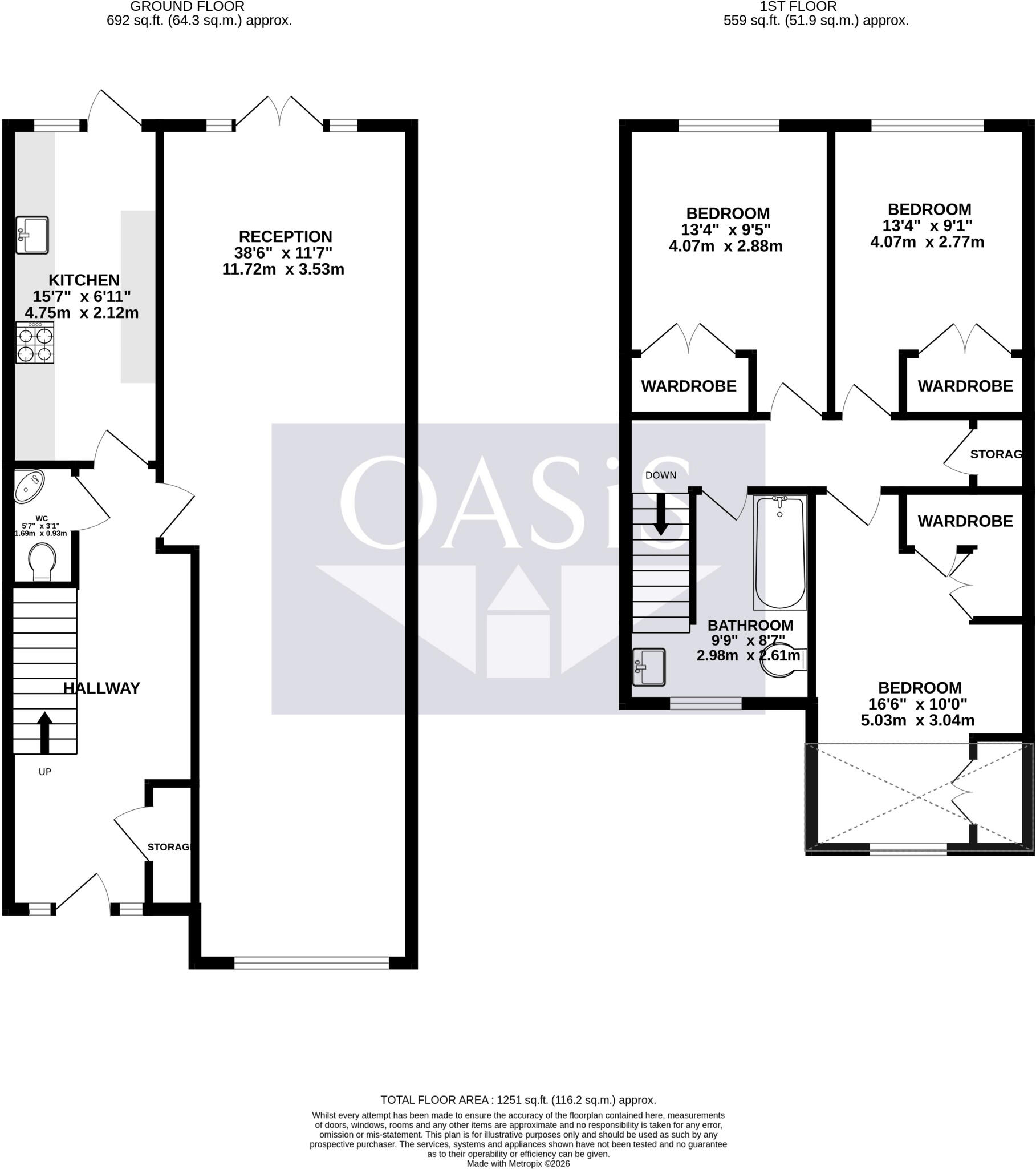 St. Marys Avenue, Stanwell, Staines-upon-Thames, Surrey, TW19 floorplan