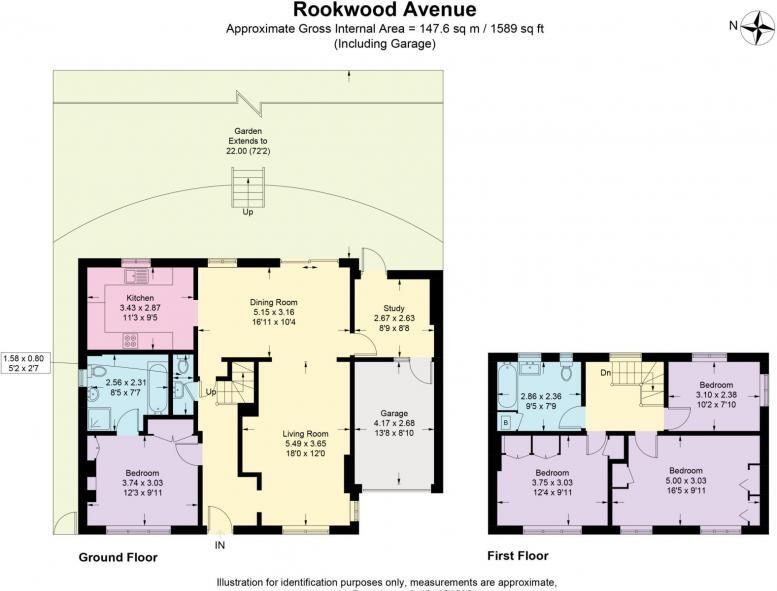 Rookwood Avenue, Wallington, SM6 floorplan