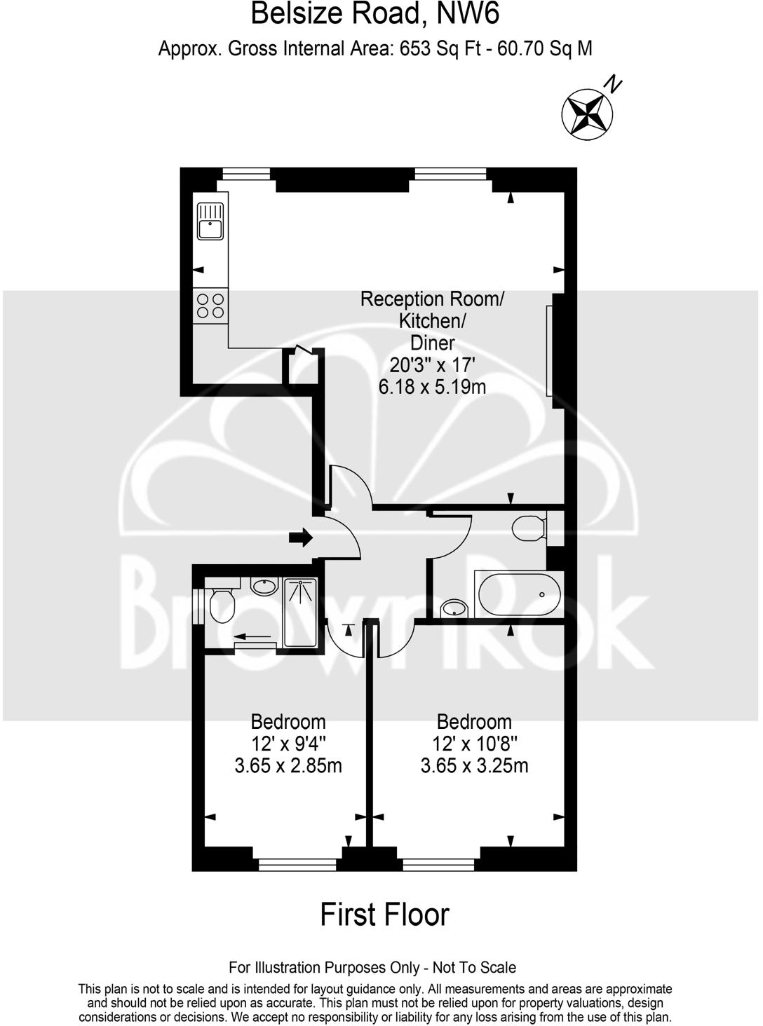 Belsize Road, London floorplan