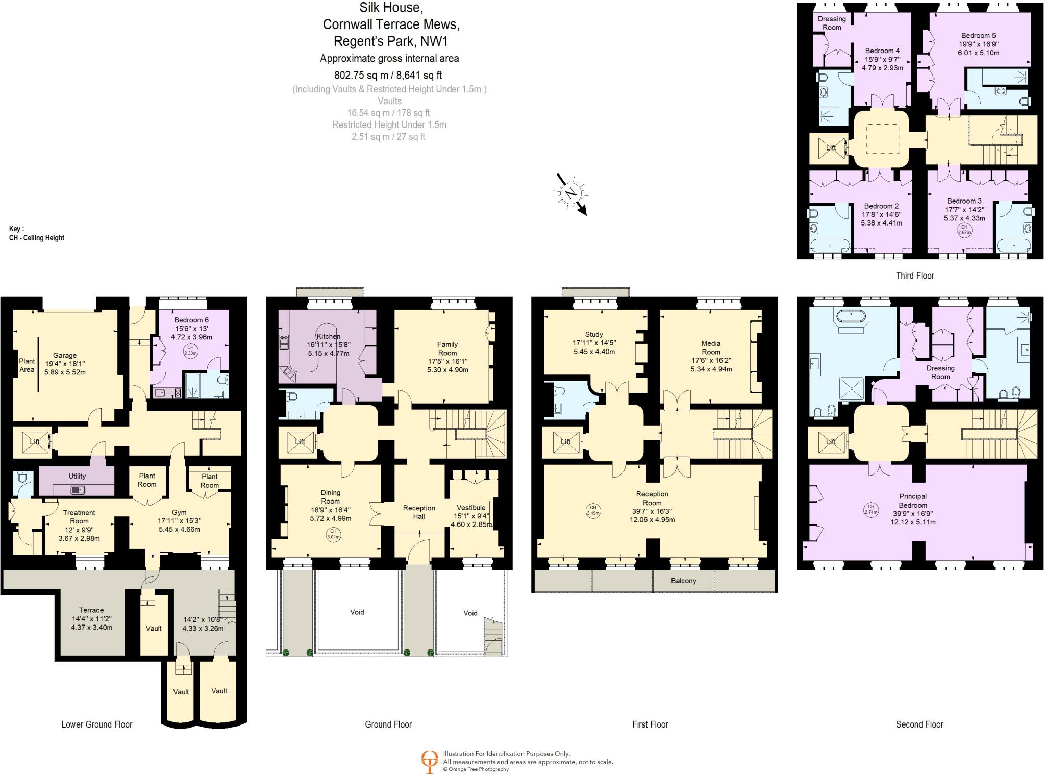 Cornwall Terrace & 32 Cornwall Terrace Mews, Regent's Park, London, NW1 floorplan