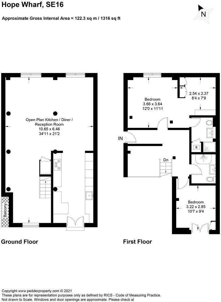 Hope Wharf, Rotherhithe, London, SE16 floorplan
