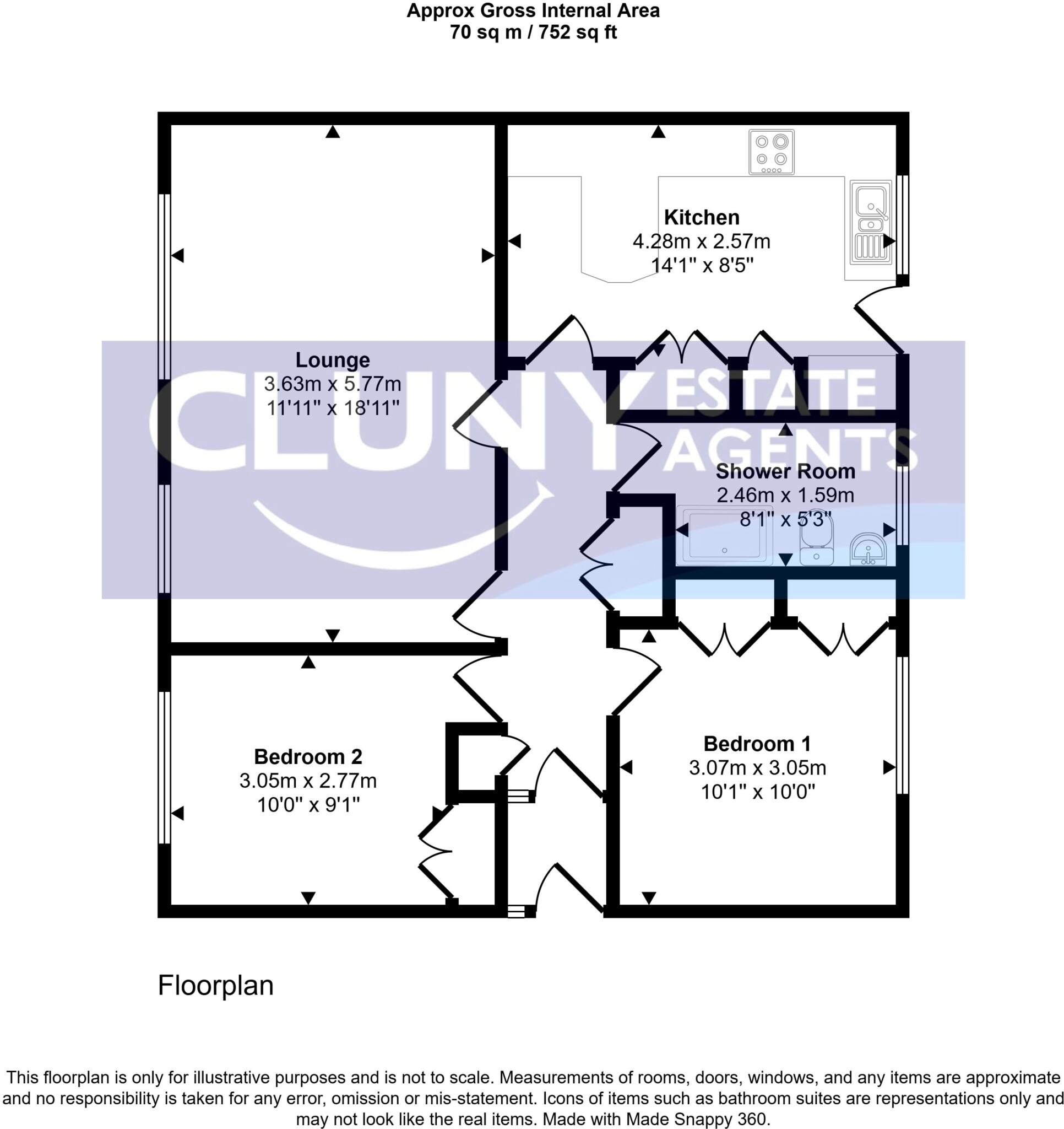 Allan Drive, Forres floorplan