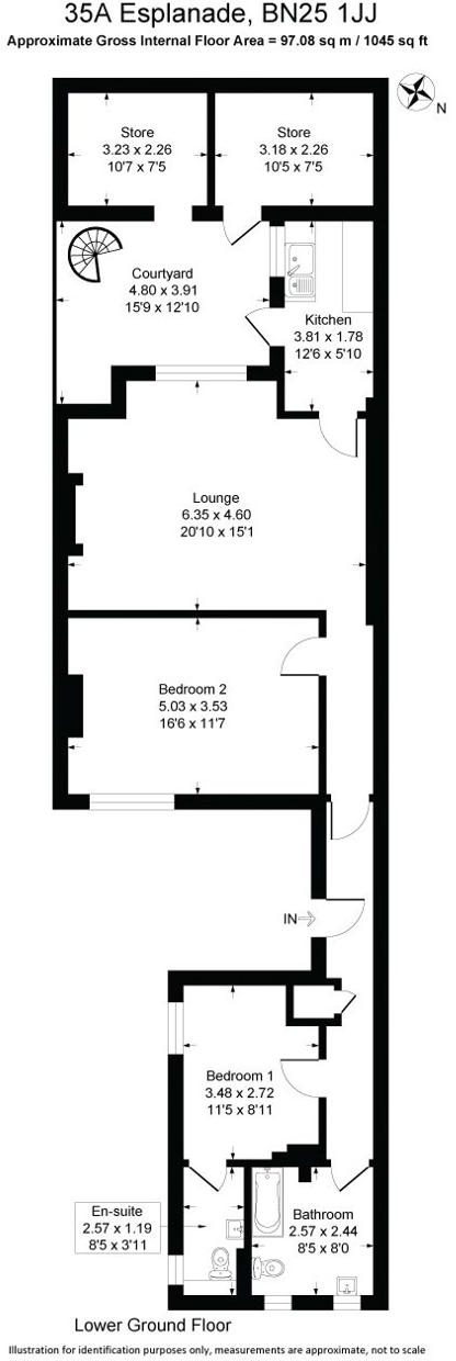 Esplanade, Seaford, East Sussex, BN25 1JJ floorplan