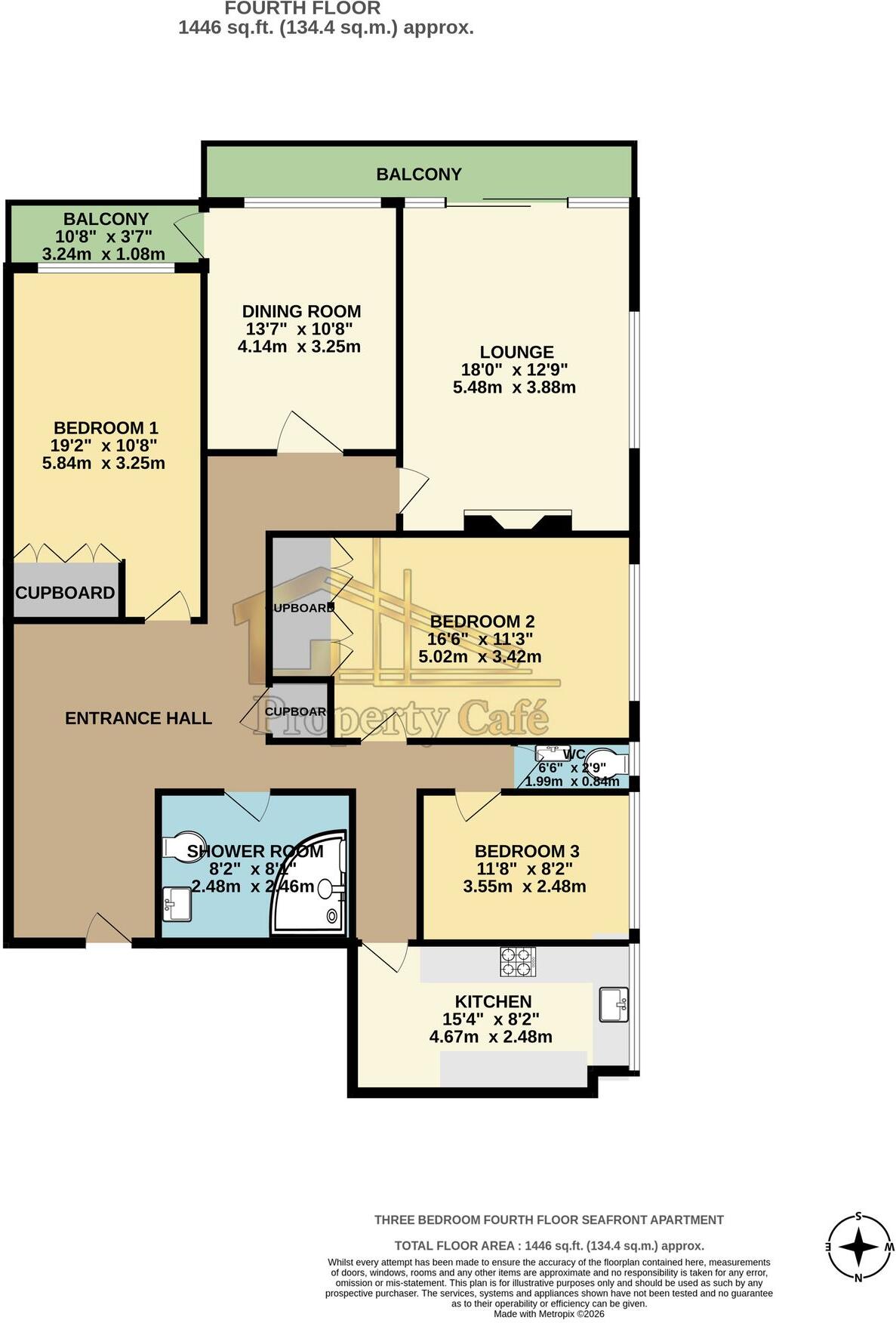 West Parade, Bexhill-on-Sea, TN39 floorplan