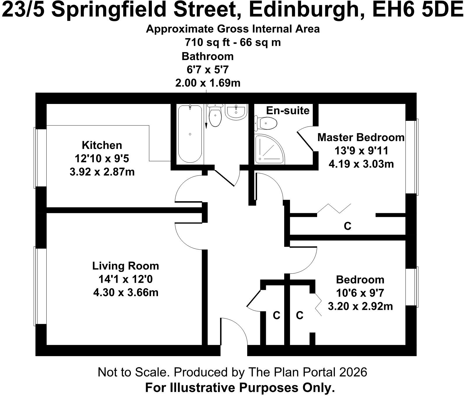 23/5 Springfield Street, Edinburgh, EH6 5DE floorplan