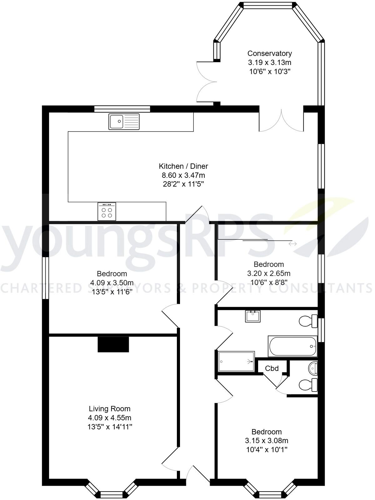 Scruton, Northallerton, North Yorkshire, DL7 floorplan