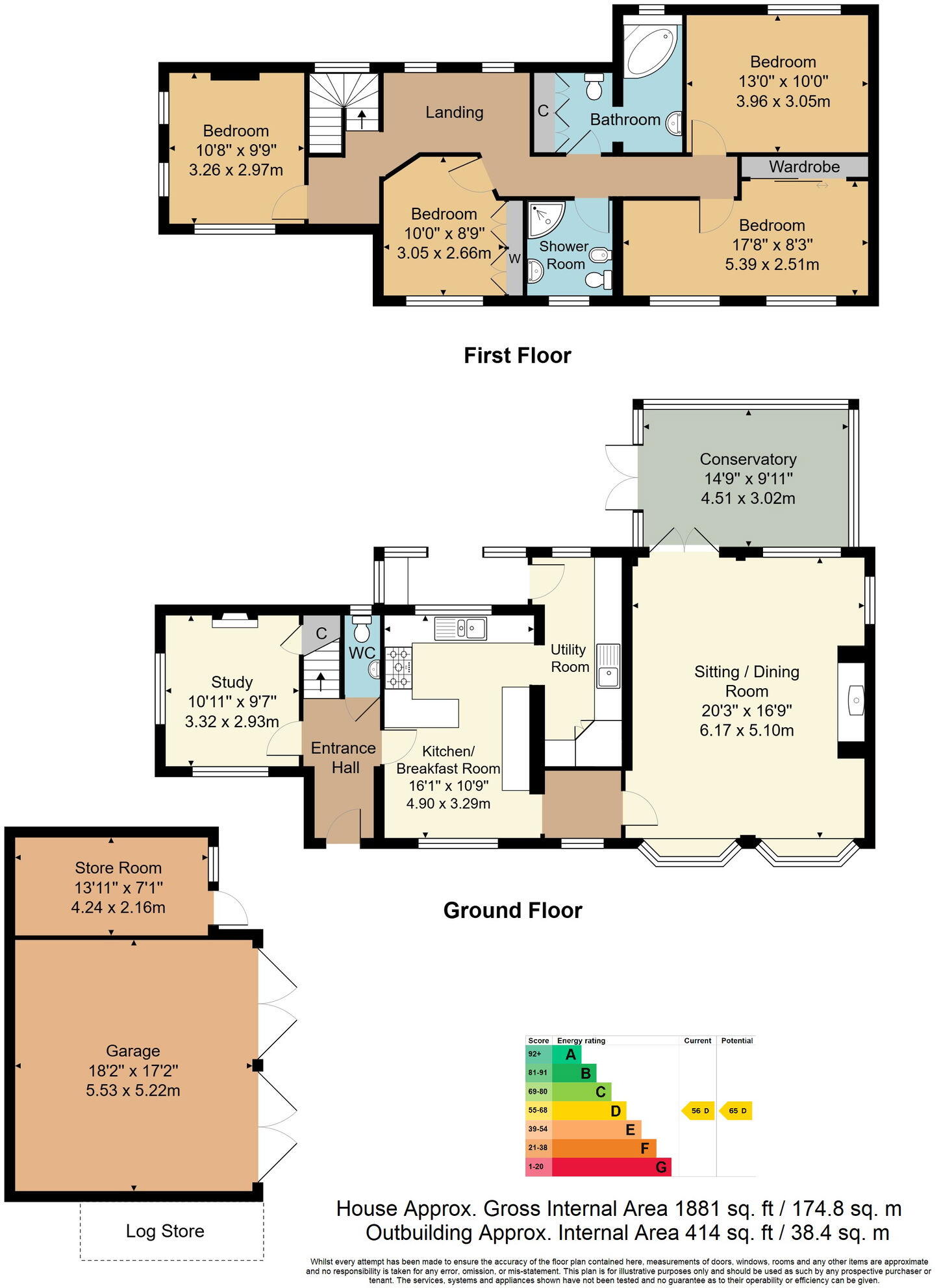 Marle Green, Heathfield floorplan