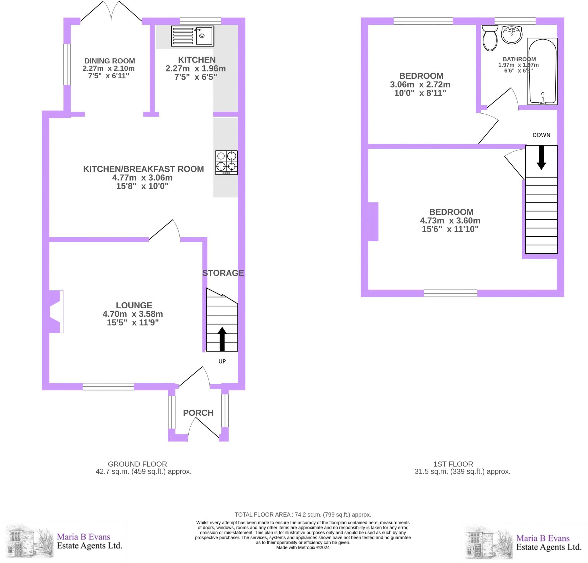 Station Road, Croston PR26 9RL floorplan
