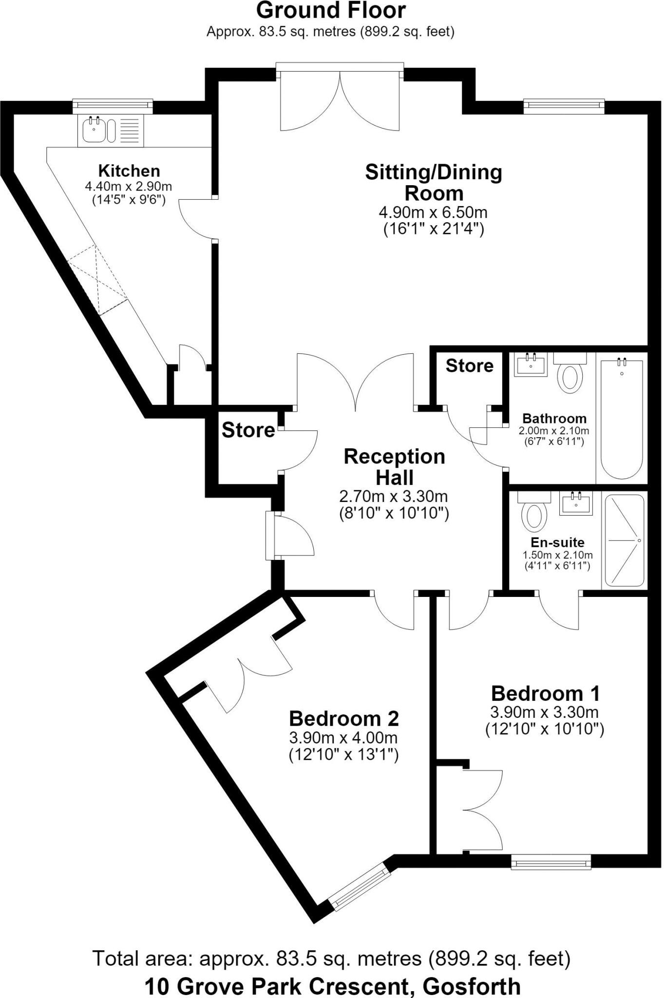 Grove Park Crescent, Gosforth, Newcastle upon Tyne floorplan