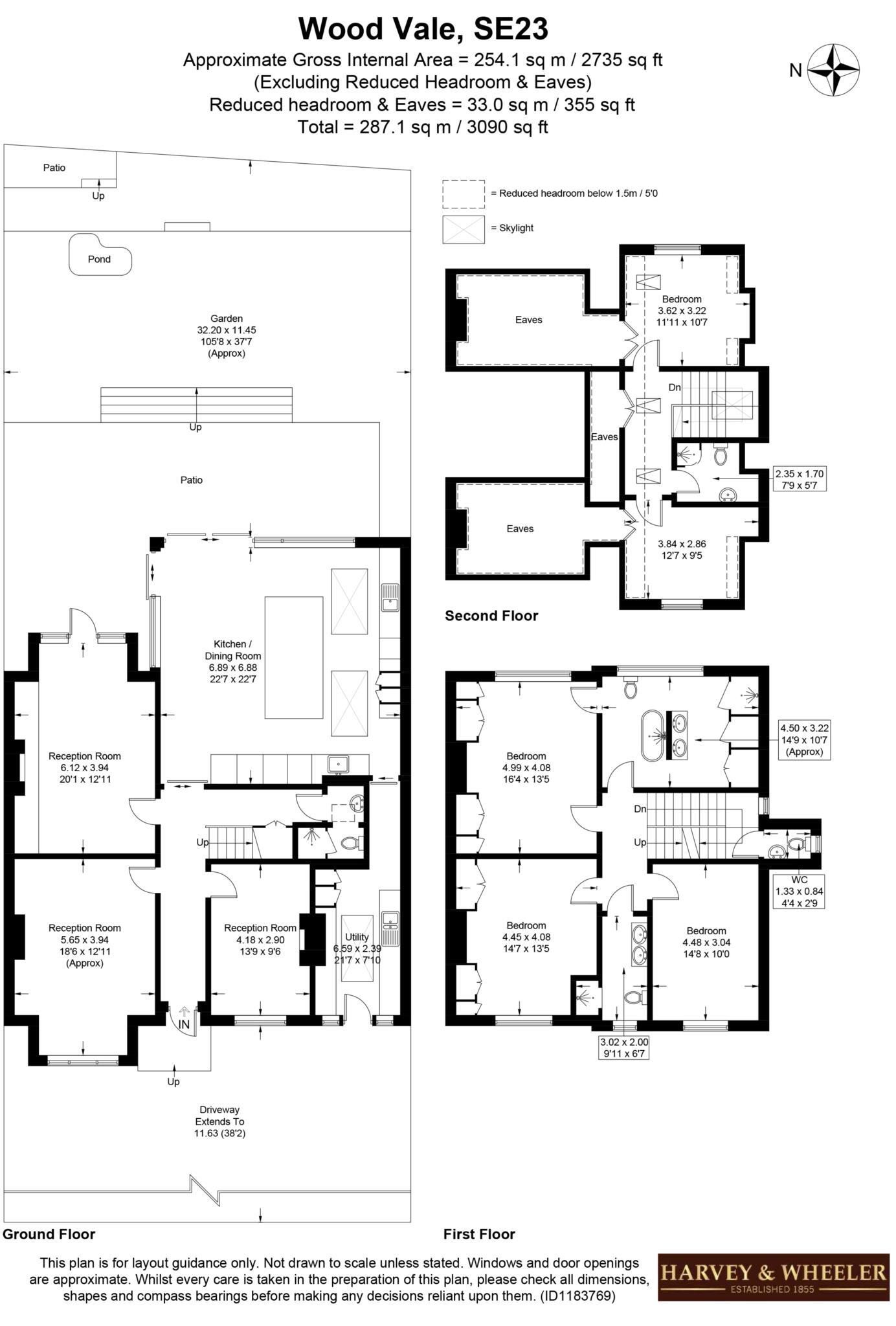 Wood Vale, Forest Hill, SE23 floorplan