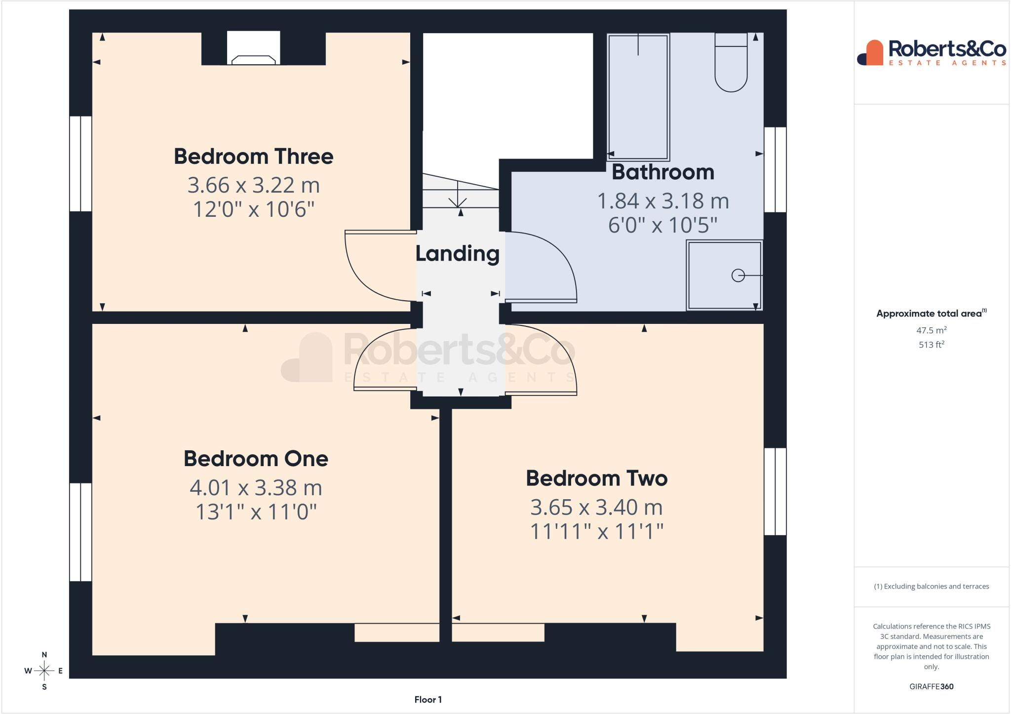 West View, Longton floorplan
