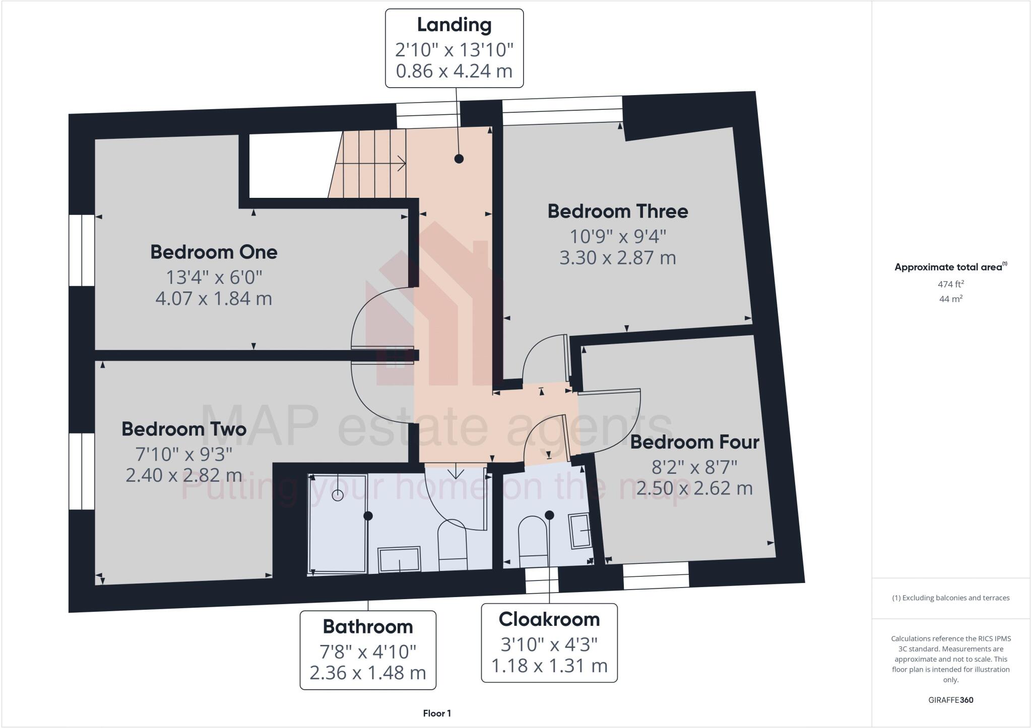 Porthallow, St Keverne, Close proximity to the beach floorplan