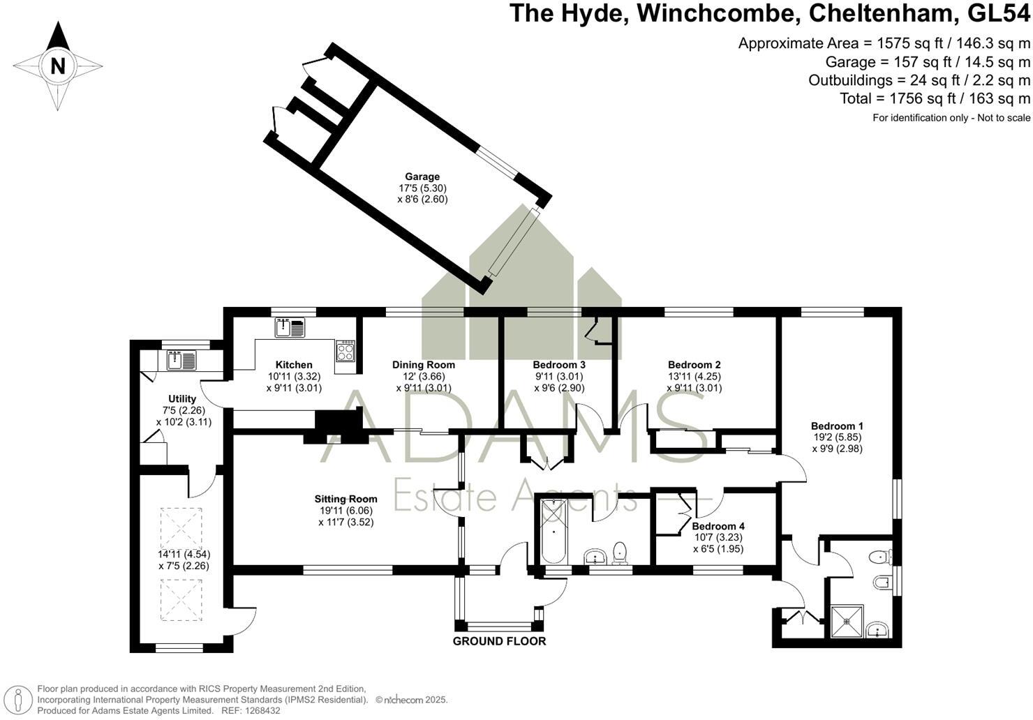 The Hyde, Winchcombe, Cheltenham floorplan
