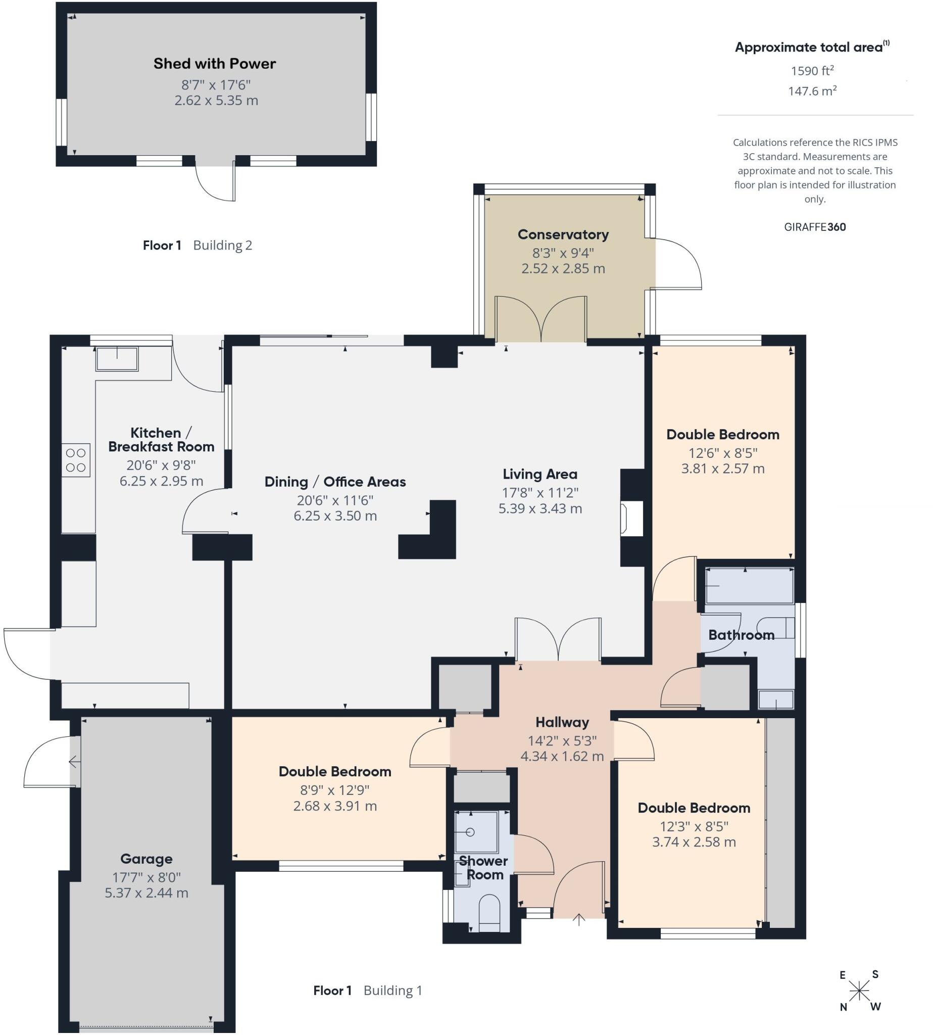Park Walk, Holton floorplan