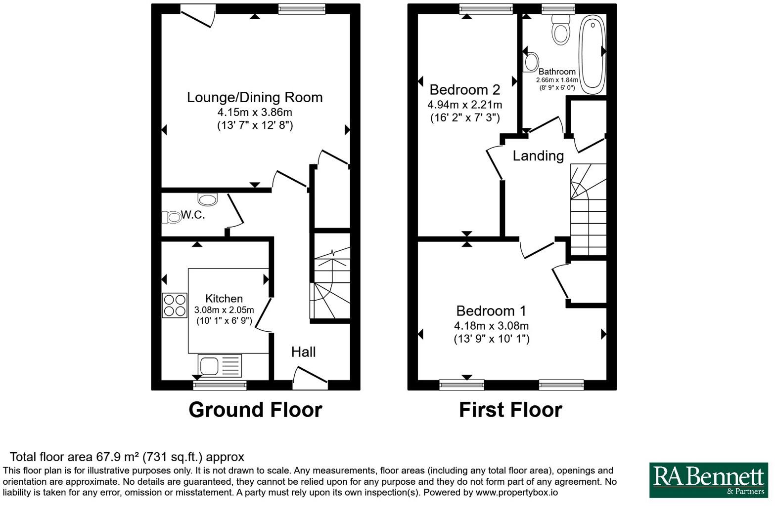 Court Farm Close, Pamington, Tewkesbury, Gloucestershire, GL20 floorplan
