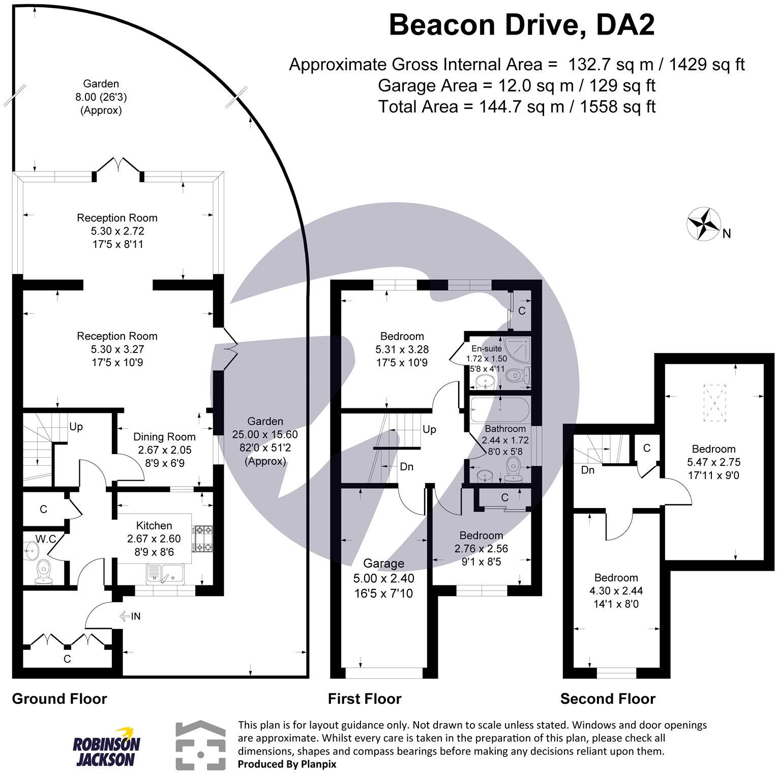 Beacon Drive, Bean, Dartford, Kent, DA2 floorplan