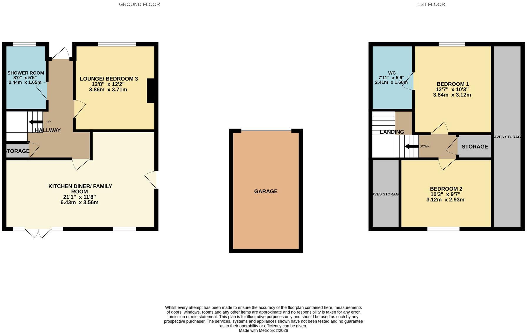 Farmcroft Road, Mansfield Woodhouse, NG19 floorplan