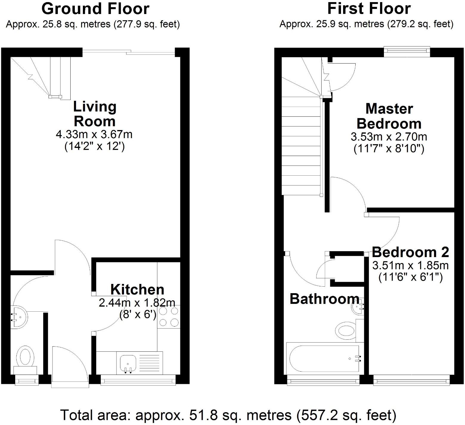 Lomond Close, Sparcells, Swindon, SN5 5FE. floorplan