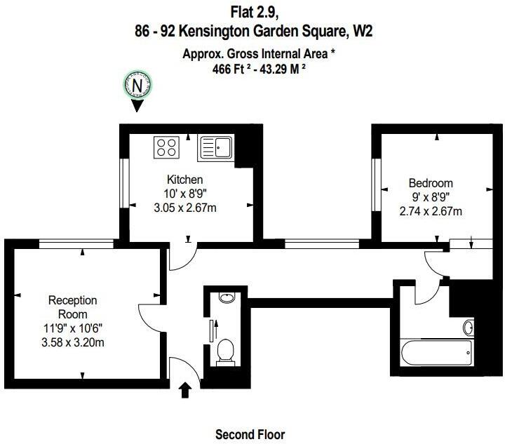 Garden House, Bayswater, London, W2 floorplan