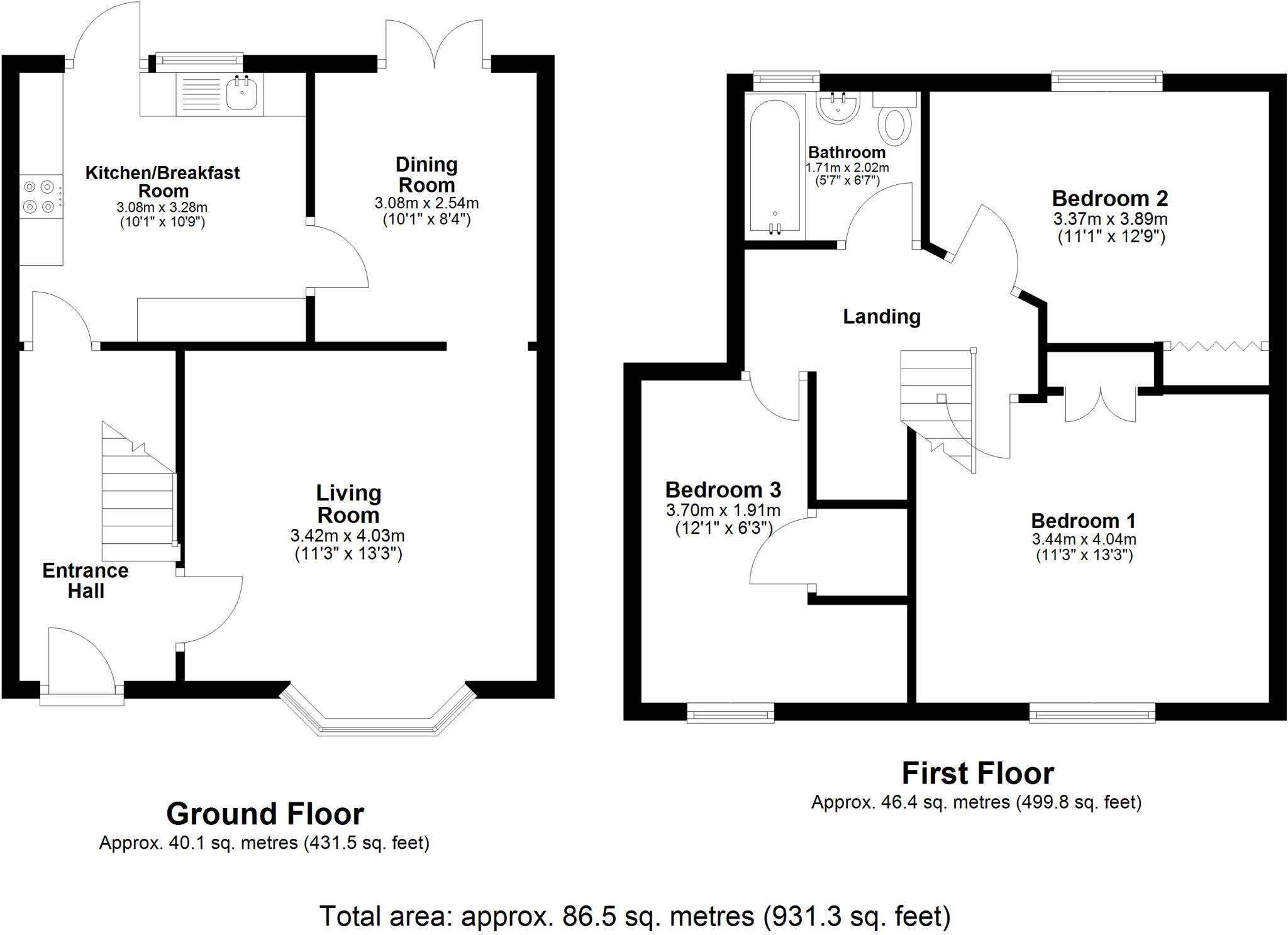 The Limes, Bletchley, Milton Keynes floorplan