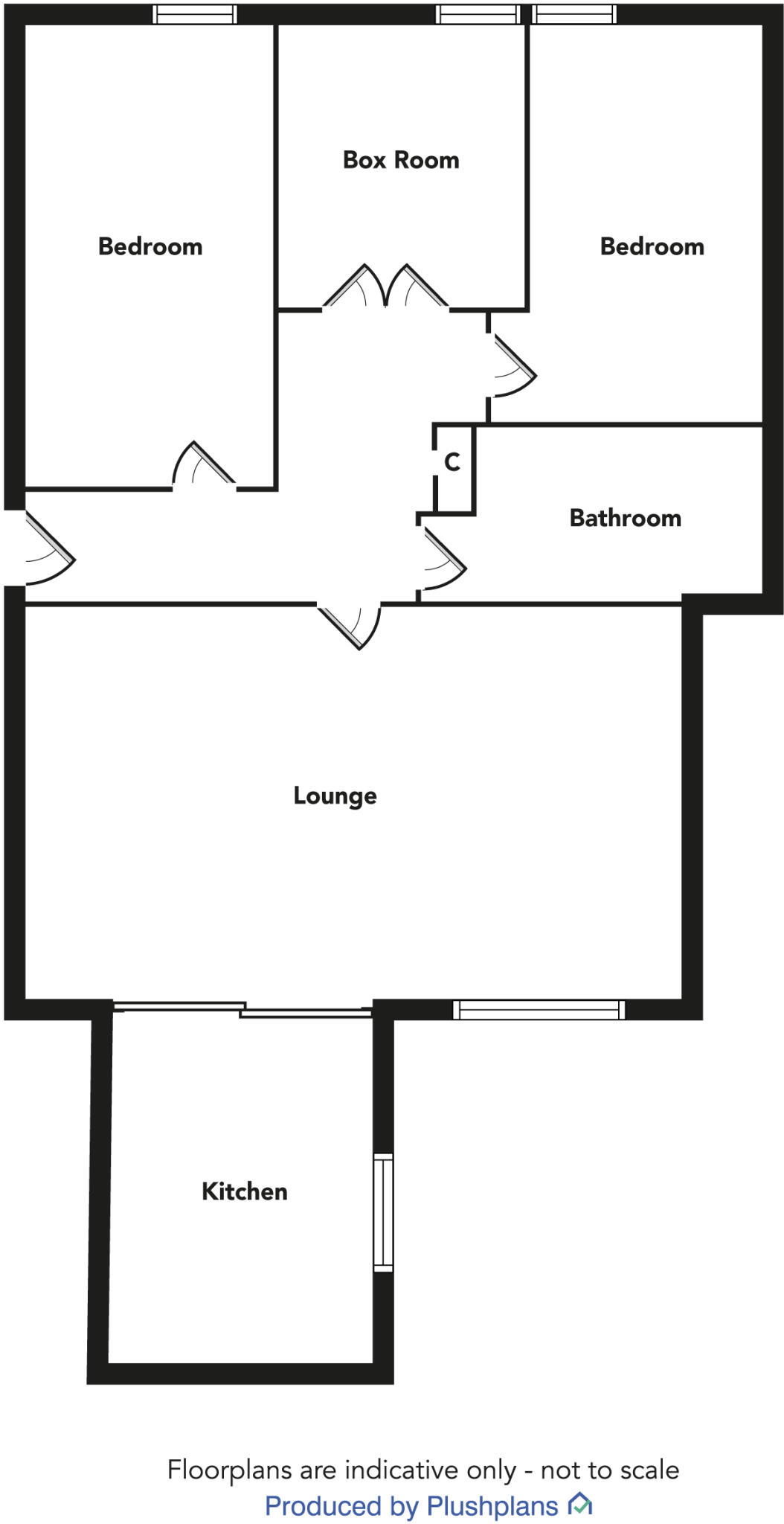 D L, Glebe Road, Kilmarnock, East Ayrshire floorplan