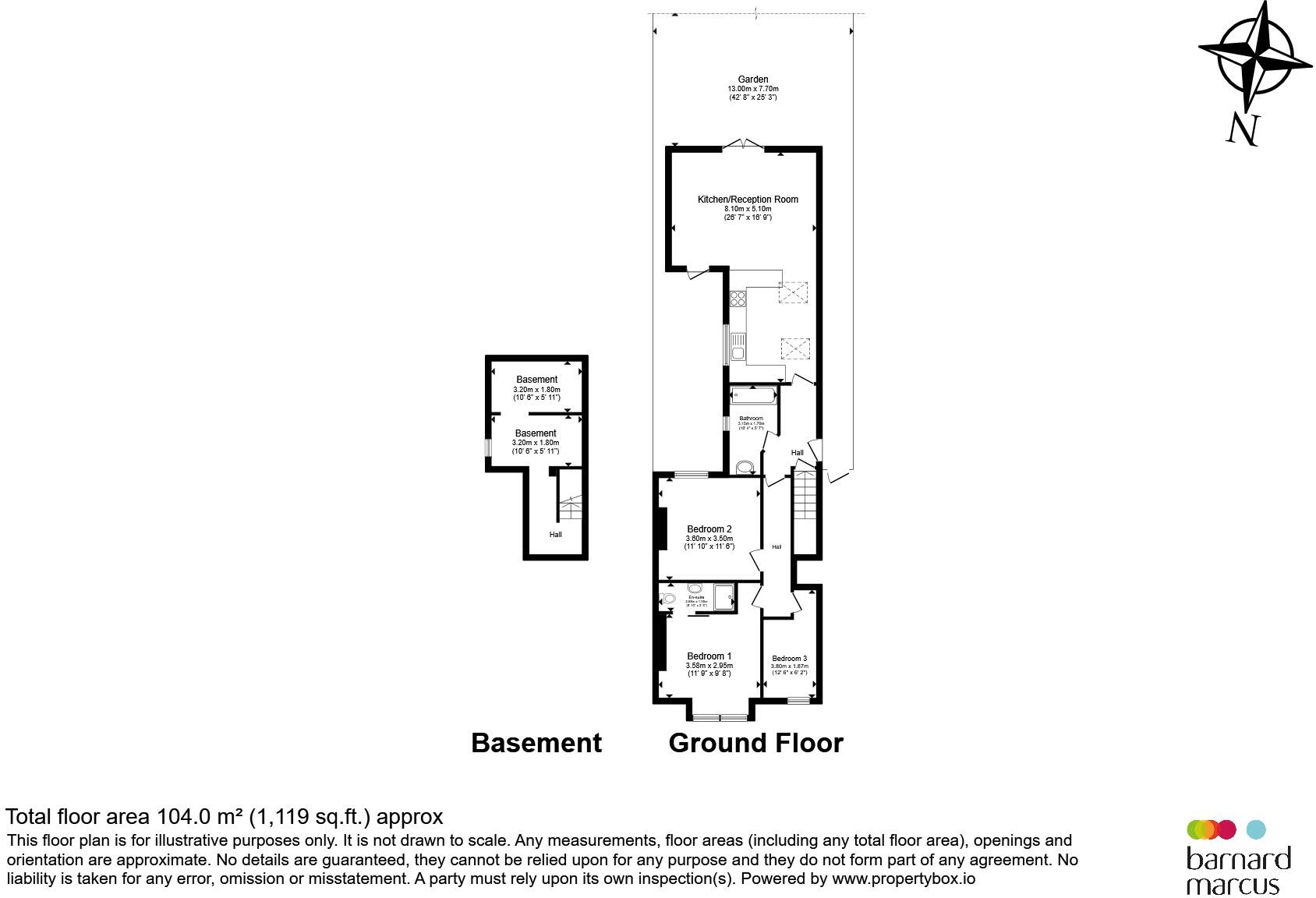 St. James's Road, Croydon floorplan