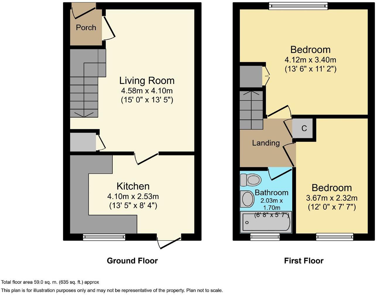 Lime Close, Ludlow floorplan