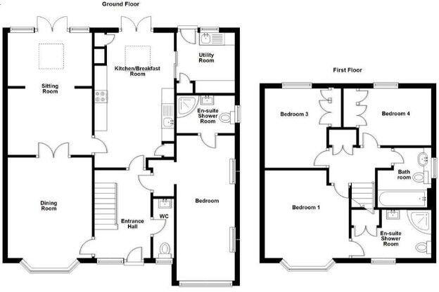 33, Baldenhall, Malvern, WR14 floorplan