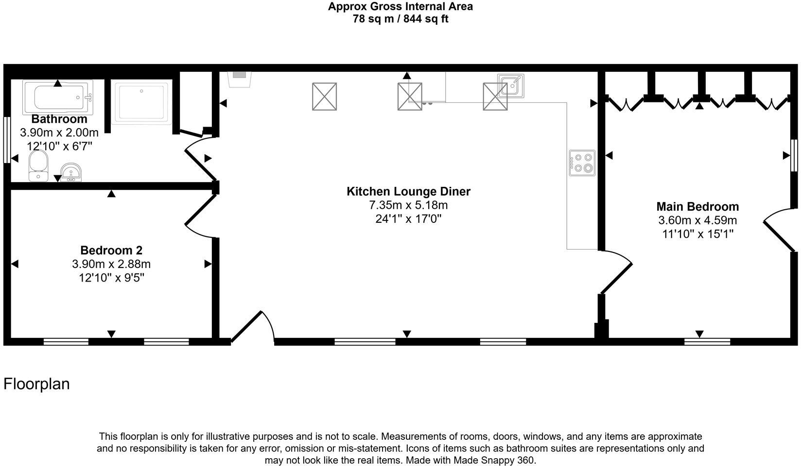 Church Street, Beaumaris floorplan