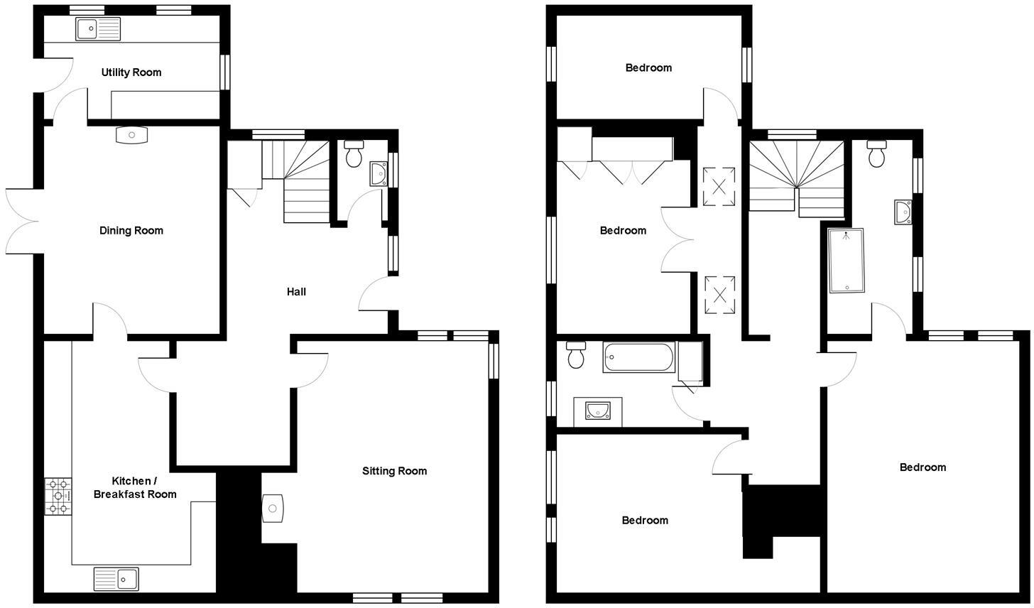Wigmore, Herefordshire floorplan