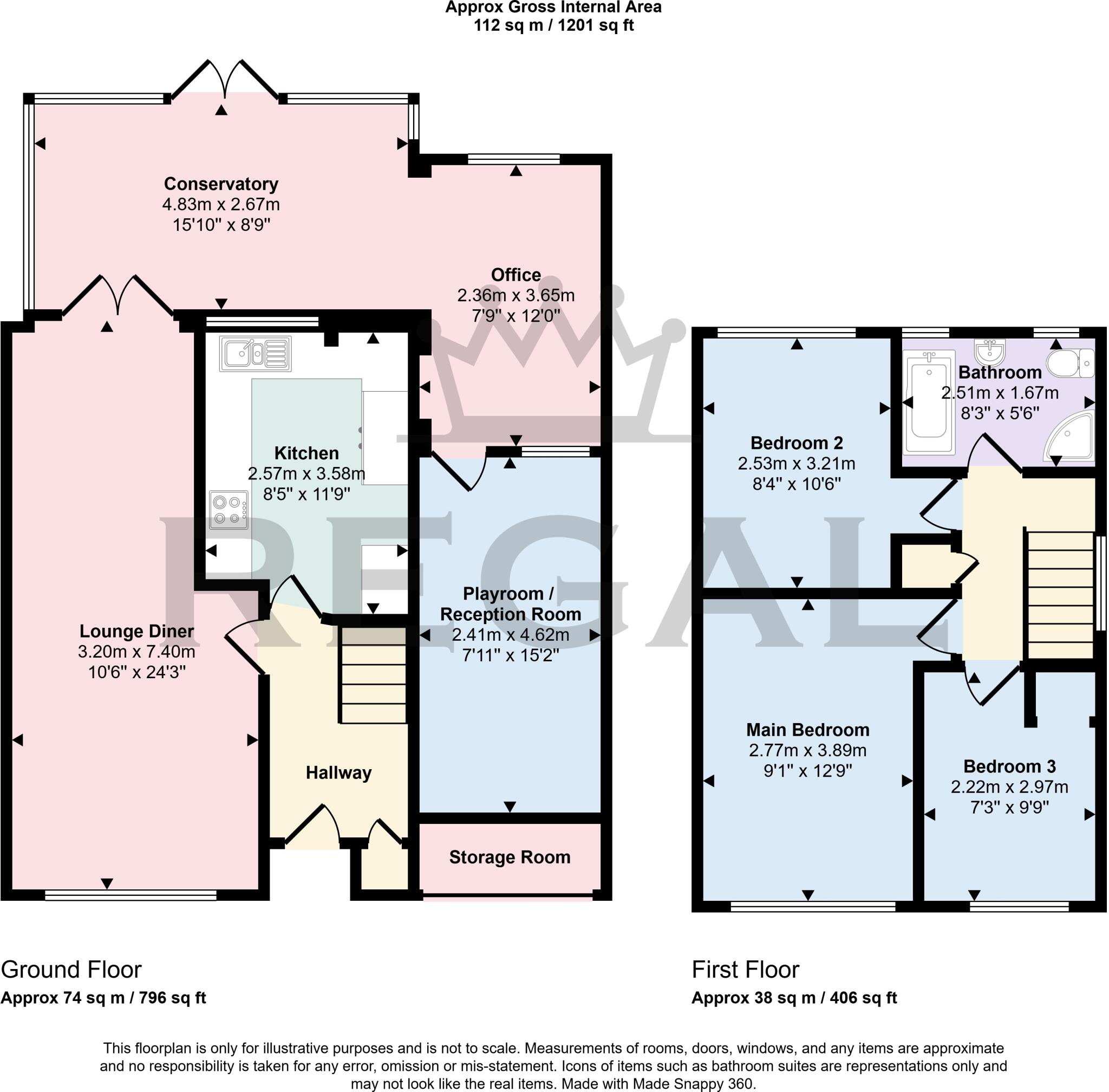 Coulsdon Road, Hedge End, SO30 floorplan