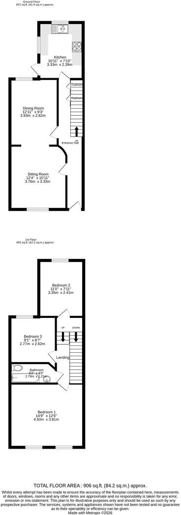 Nightingale Road, London floorplan