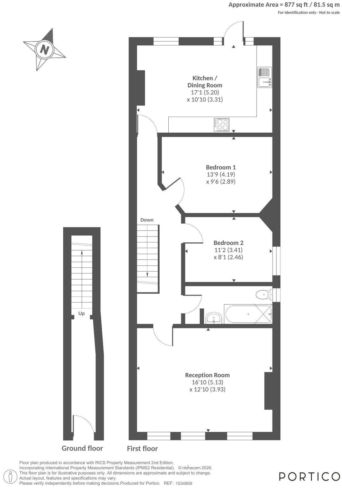 Valetta Road, London floorplan