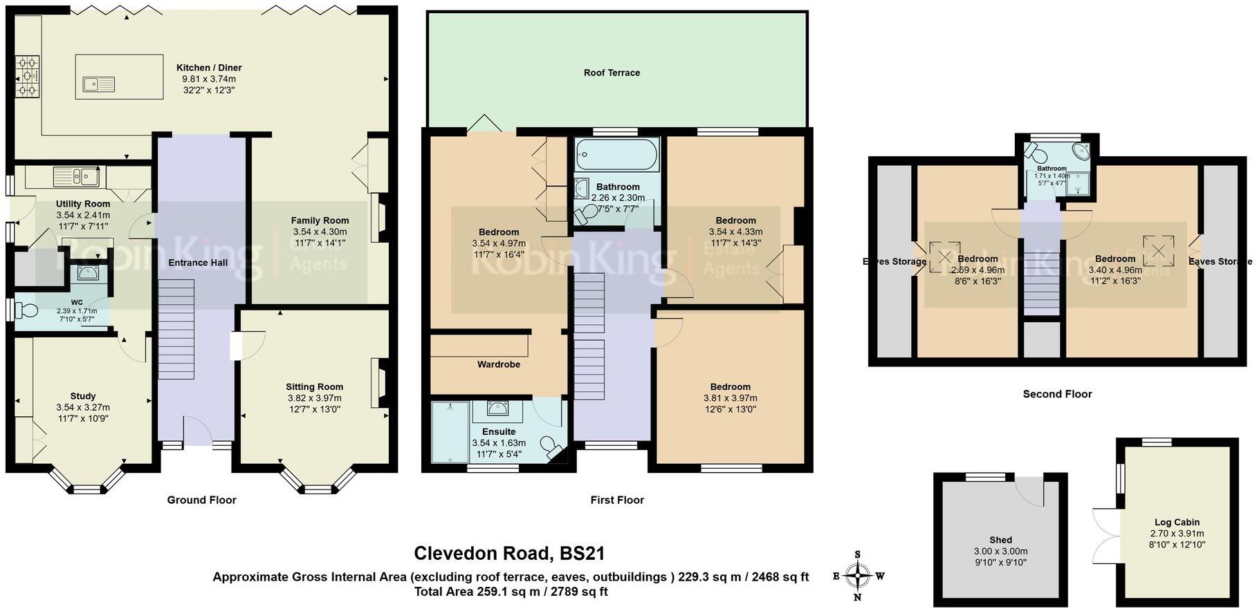 Clevedon Road, Tickenham, BS21 floorplan