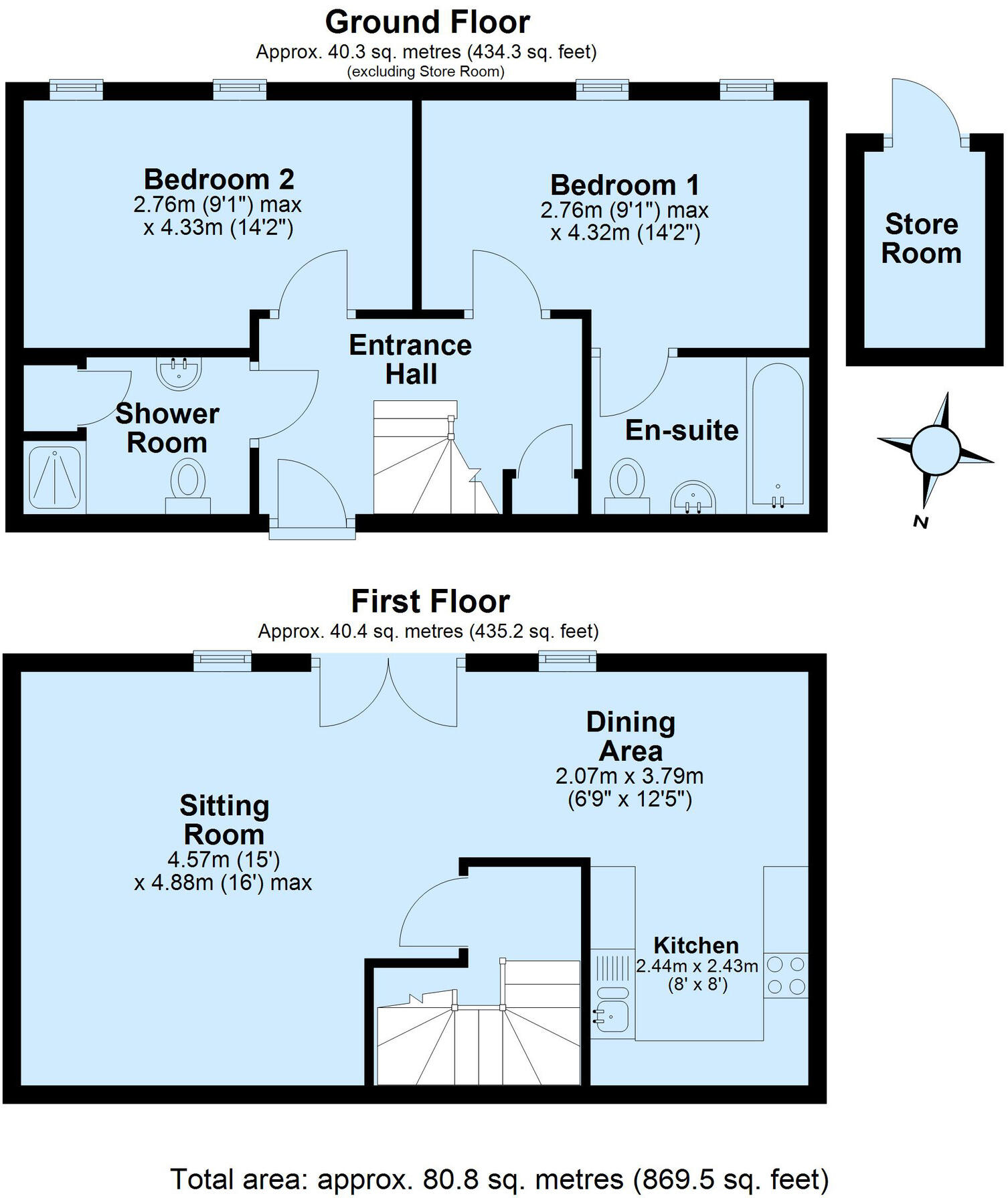 Victoria Road, Dartmouth floorplan
