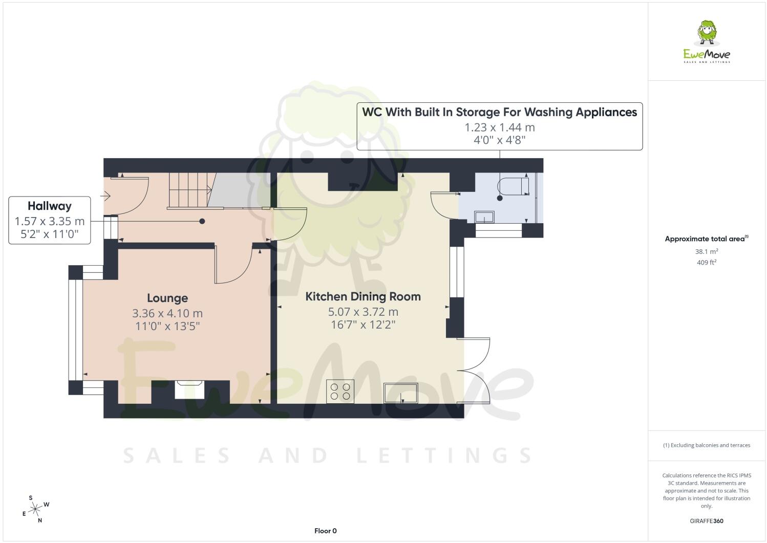 Ewart Road, Chatham, Kent, ME4 floorplan