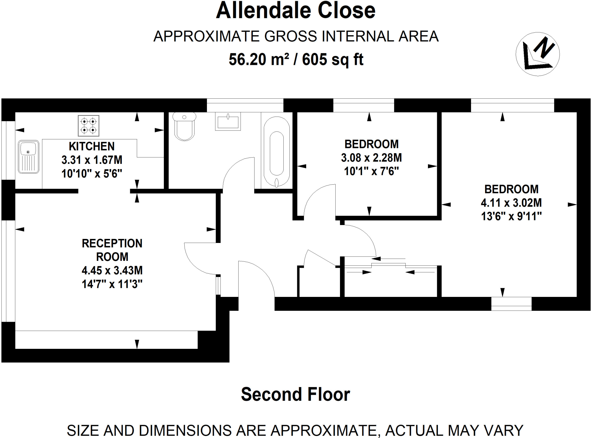 Allendale Close, Camberwell floorplan