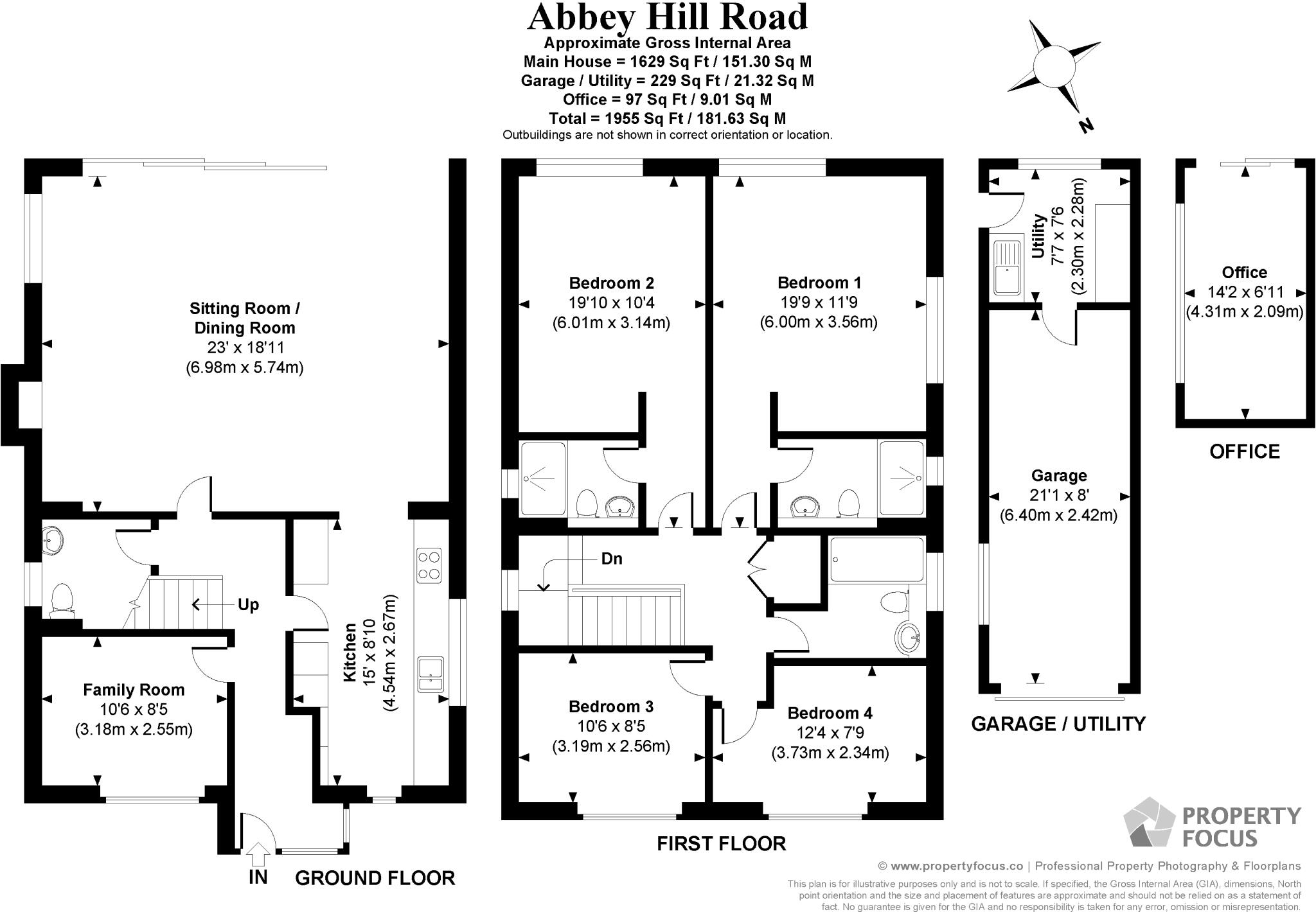 Abbey Hill Road, Winchester, Hampshire, SO23 floorplan