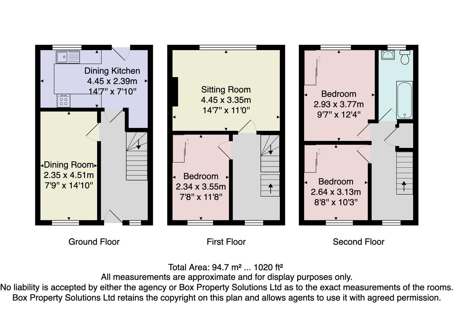 Neville Road, Otley floorplan