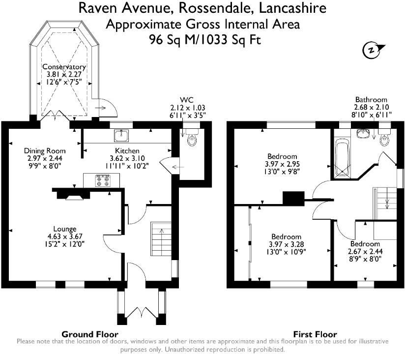 Raven Avenue, Haslingden, Rossendale, BB4 floorplan