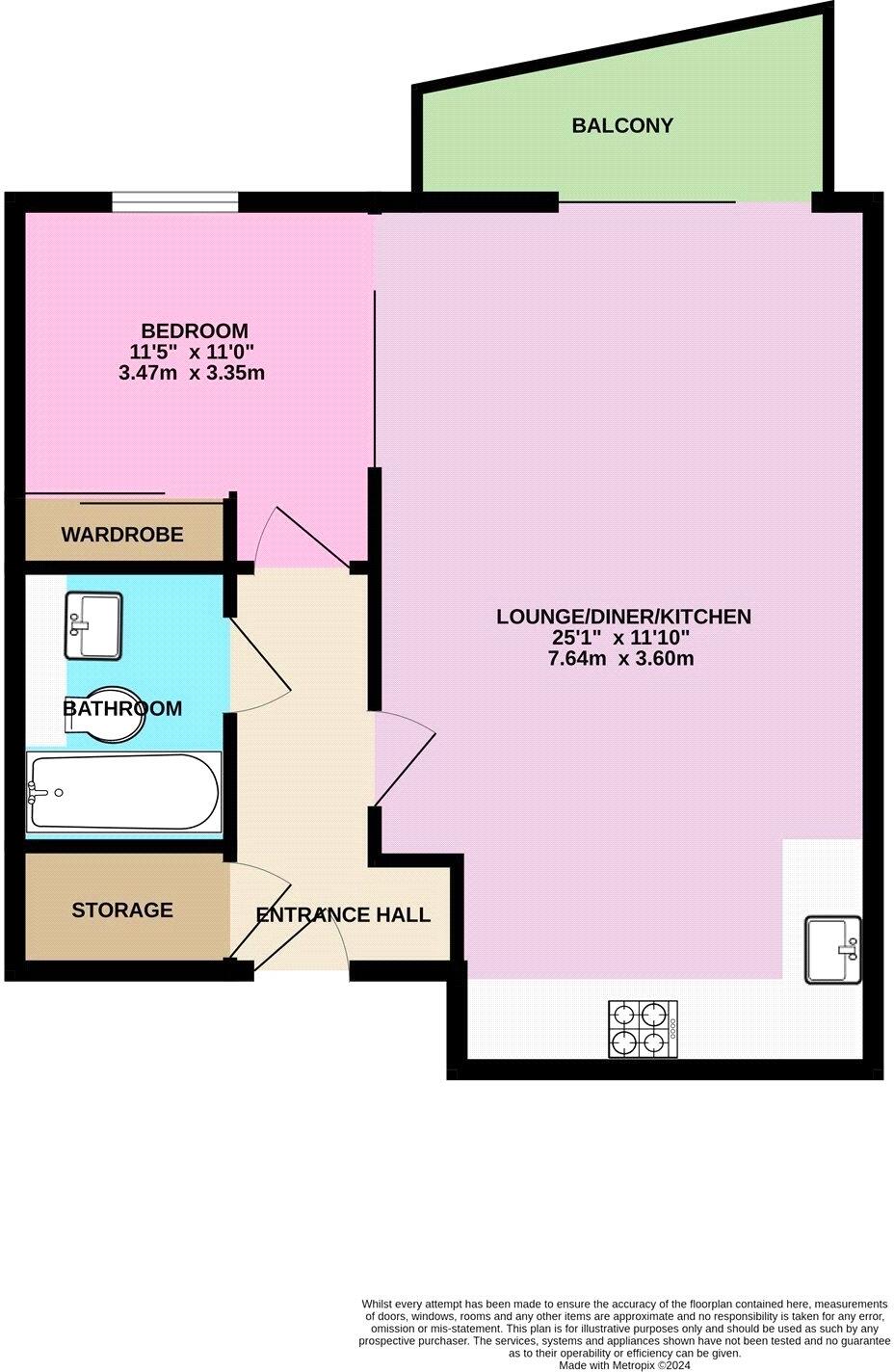 Chatham Place, Reading, Berkshire, RG1 floorplan
